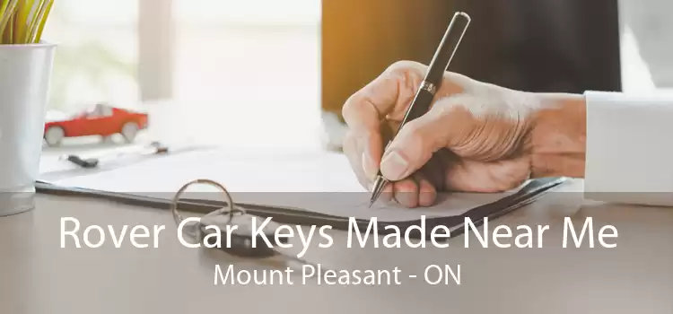 Rover Car Keys Made Near Me Mount Pleasant - ON