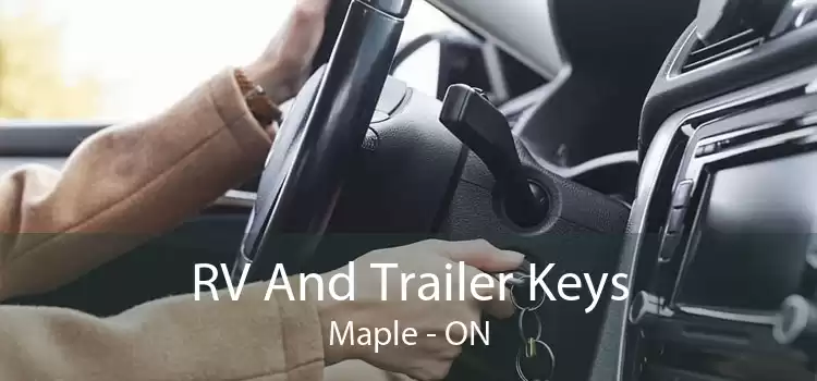 RV And Trailer Keys Maple - ON