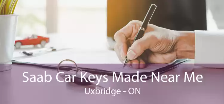 Saab Car Keys Made Near Me Uxbridge - ON