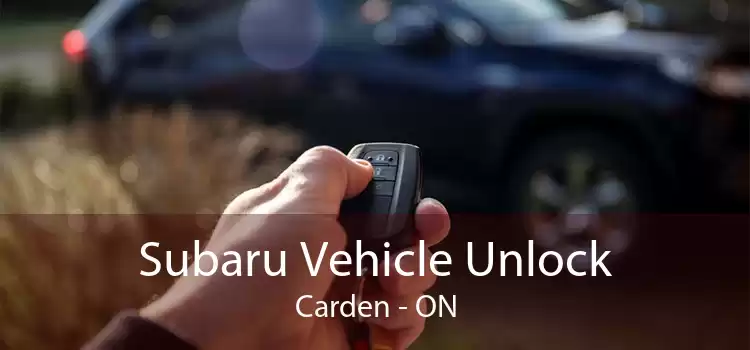 Subaru Vehicle Unlock Carden - ON