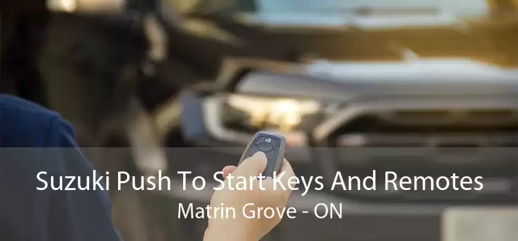 Suzuki Push To Start Keys And Remotes Matrin Grove - ON