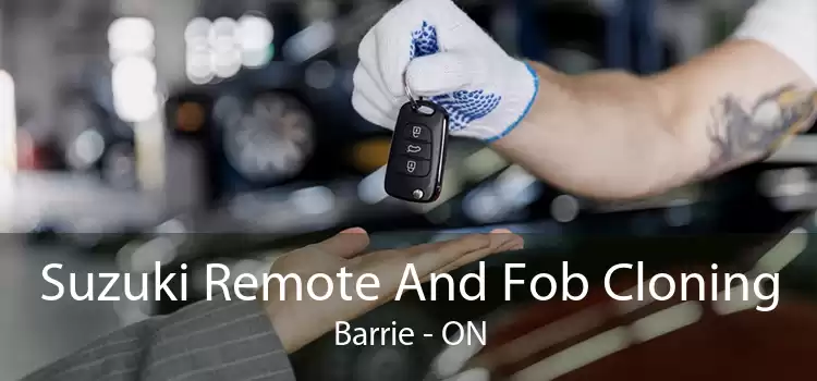 Suzuki Remote And Fob Cloning Barrie - ON