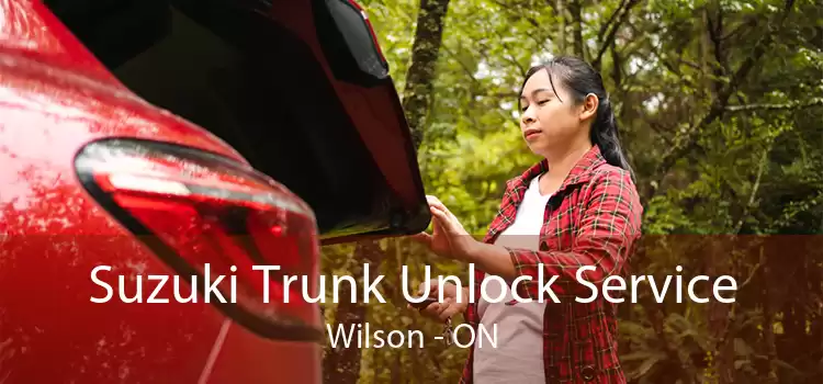 Suzuki Trunk Unlock Service Wilson - ON