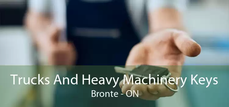 Trucks And Heavy Machinery Keys Bronte - ON