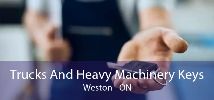 Trucks And Heavy Machinery Keys Weston - ON