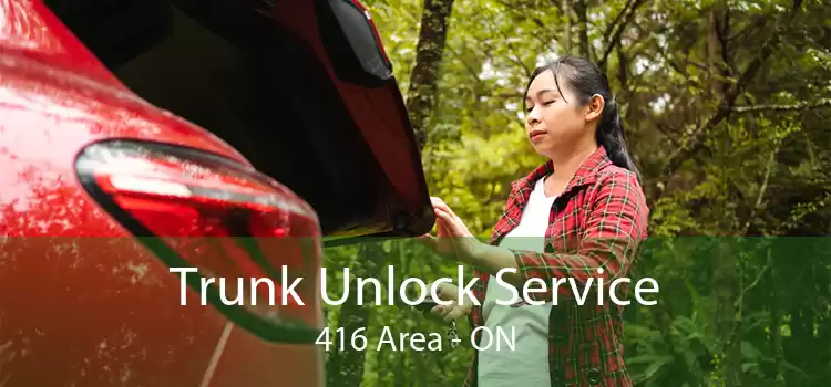 Trunk Unlock Service 416 Area - ON